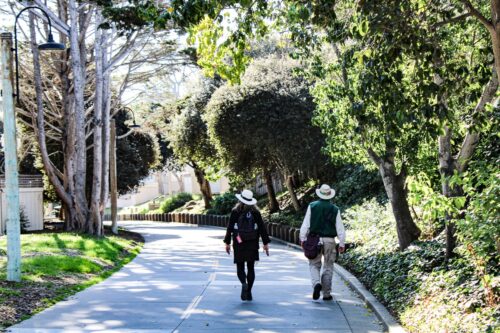 Walking the Monterey Bay Recreation Trail. Kevin Scanlon photo.