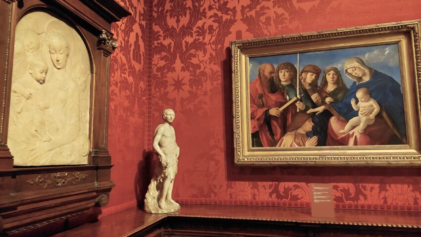 Renaissance art on display in the West Room.