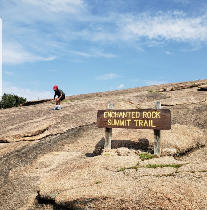 Climb to the Enchanted Rock Summit