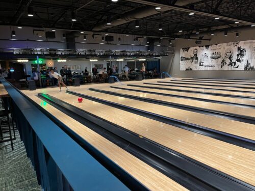 Bowling in Fondren at Highball Lanes.