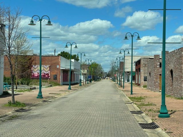 Furnish Street, Jackson. Abandoned businesses on Furnish Street in Jackson.