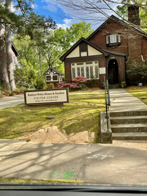  Eudora Welty home and gardens visitor center in Belhaven.