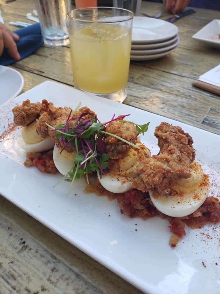 Local catch seafood in St. Augustine, Florida.