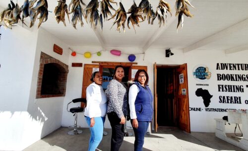 Quaint West Coast Fishing Villages of South Africa 3 Chefs Milay du Toit, Luanca Engelbrecht, and Mariska Swart.