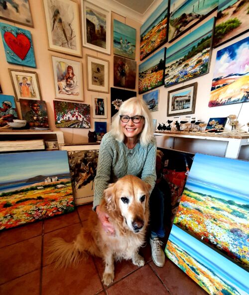 Quaint West Coast Fishing Villages of South Africa 11 Daphne Devey, in her studio.