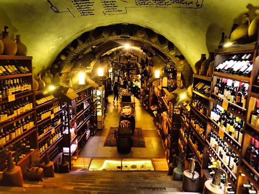 Meidan Bazaar, a historical trading spot is now a pedestrian underpass with local traditional handmade goods, souvenirs, and wine.