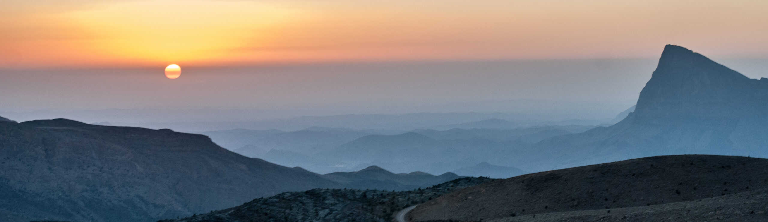 Road to Jebel Shams, Oman. 