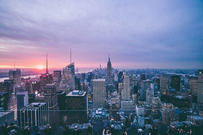 Manhattan's skyline.