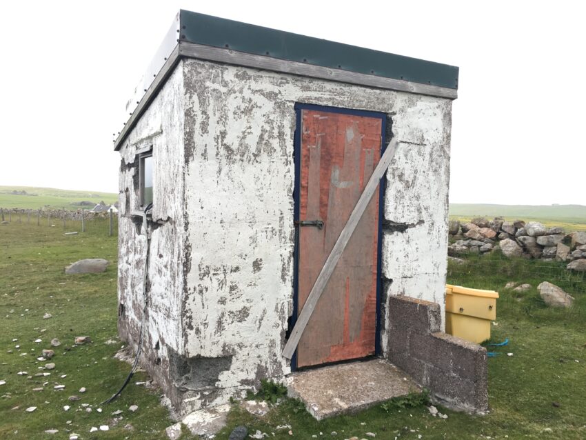 Hut next to the airfield