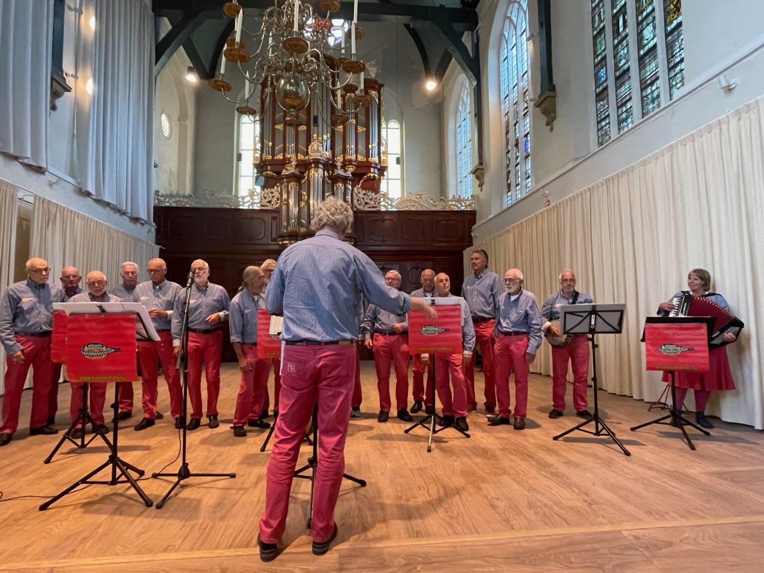 Sea Shanty singers in Hoorn, Netherlands.