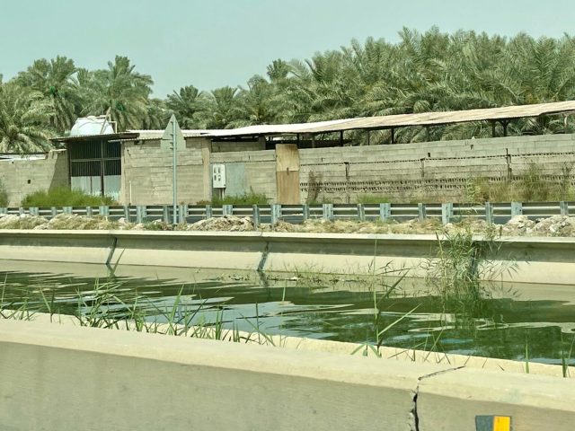 water channels Wastewater is never wasted in the Kingdom with many channels built to irrigate farmland.