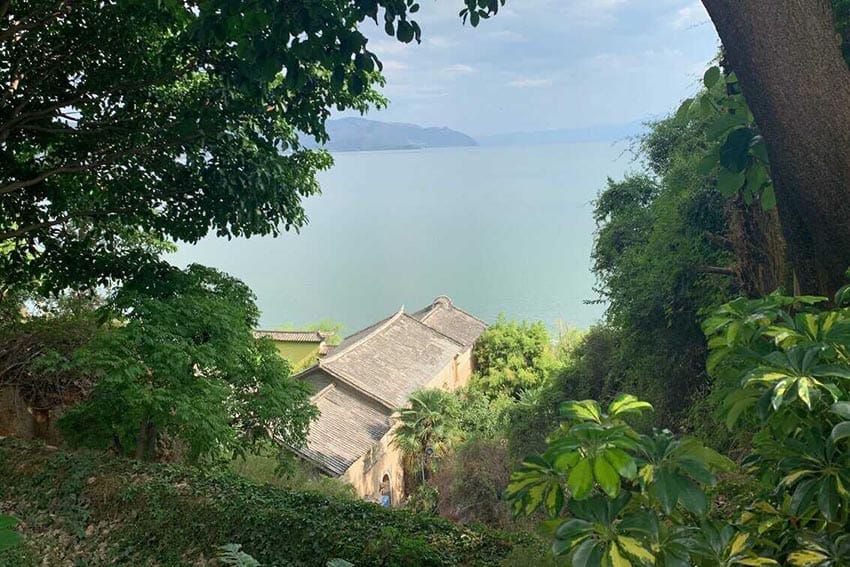 Walking through the forest to Nanzhou Island offers stunning views.