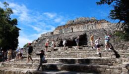 Costa Maya ruins in Mexico.
