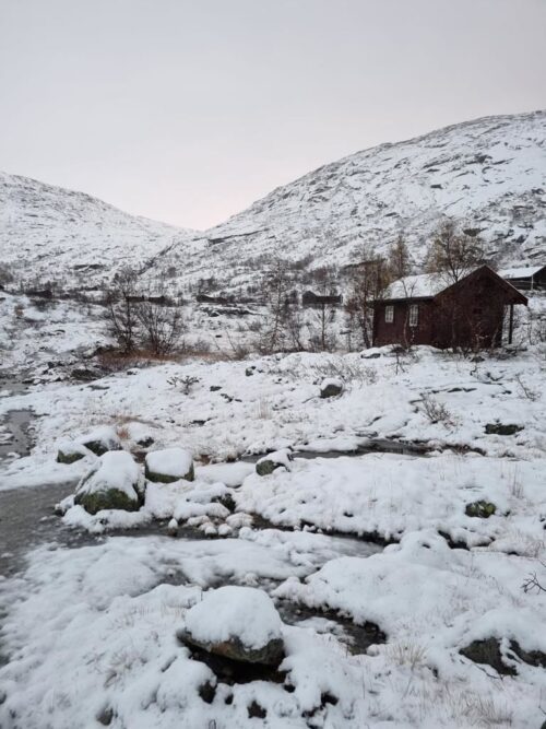 The mountain ranger's hut