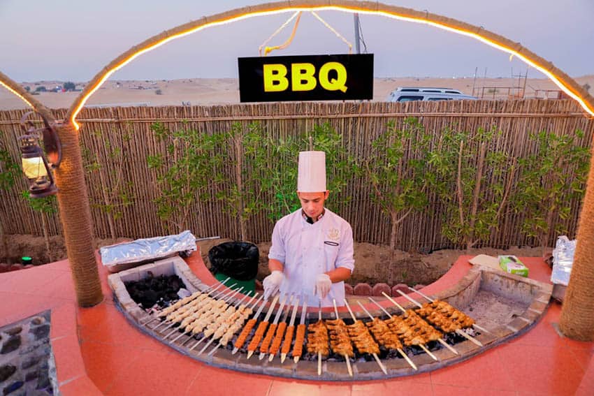 Desert Safari BBQ Dinner Emirati food