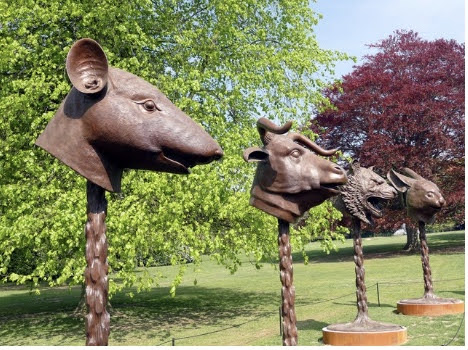 Ai Weiwei’s  “Circle of  Zodiac Heads”