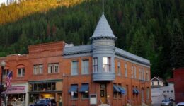 Downtown Wallace, Idaho. Once a silver capital, saved by tourism. Karin Leperi photos.