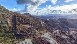 The Sherpa trail to Mt. Ulriken in Trolltunga