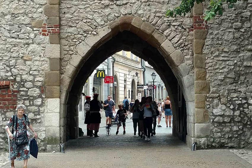 Another gateway to Old Town Krakow.