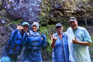 Kayak and Hike to Uluwehi (Secret Falls) © Noreen Kompanik