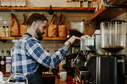 Steve Turner, Head Roaster at Polite Coffee where they serve 