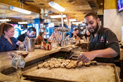 Superior Seafood happy hour in Louisiana.