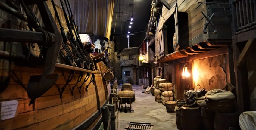 The Pirates of Nassau Museum tells the story of the actual Pirate Republic that existed here in the Bahamas and includes a life-size replica of Blackbeard's ship, the Revenge, and many dioramas of from the Golden Age of Piracy.