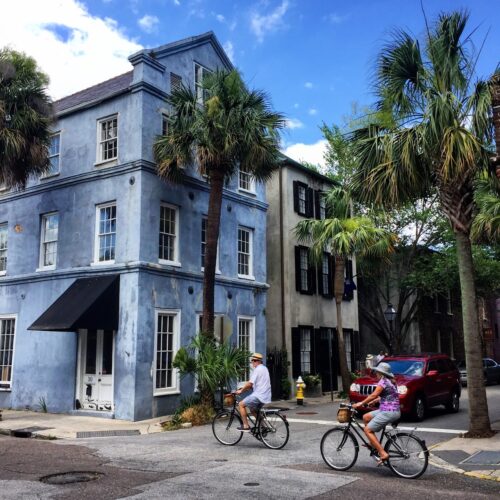 Pedaling the back streets of Charleston