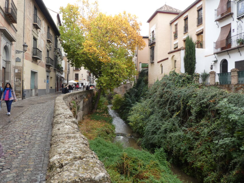 Exploring the back streets of Granada Spain.