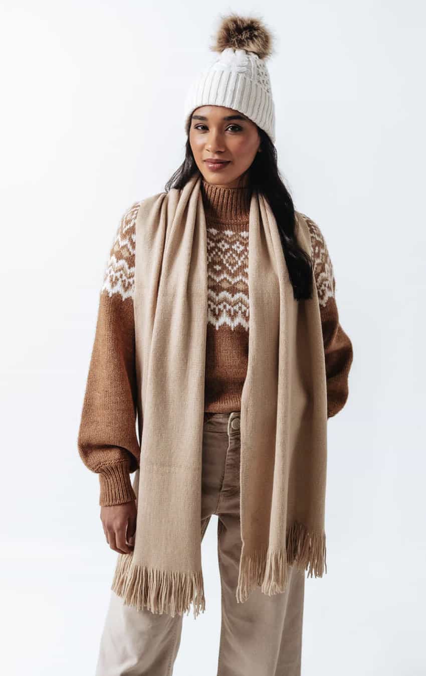 Echo New York's Oversized Milk Scarf comes in several colors and it is oh-so-soft. 