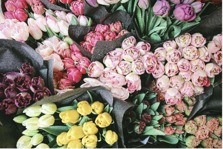 Flowers on a cruise ship