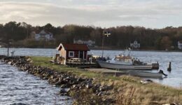 House by the sea in Donso, Sweden.