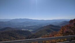 Foothills Parkway has some of the best panoramic views of the Smokies in Tennessee.