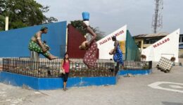 The importance of women in Equatorial Guinean society is celebrated at "La Plaza De La Mujer"
