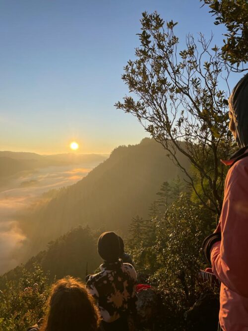 The sunrise at Montetik. worth every minute of a long hike up a mountain in the dark