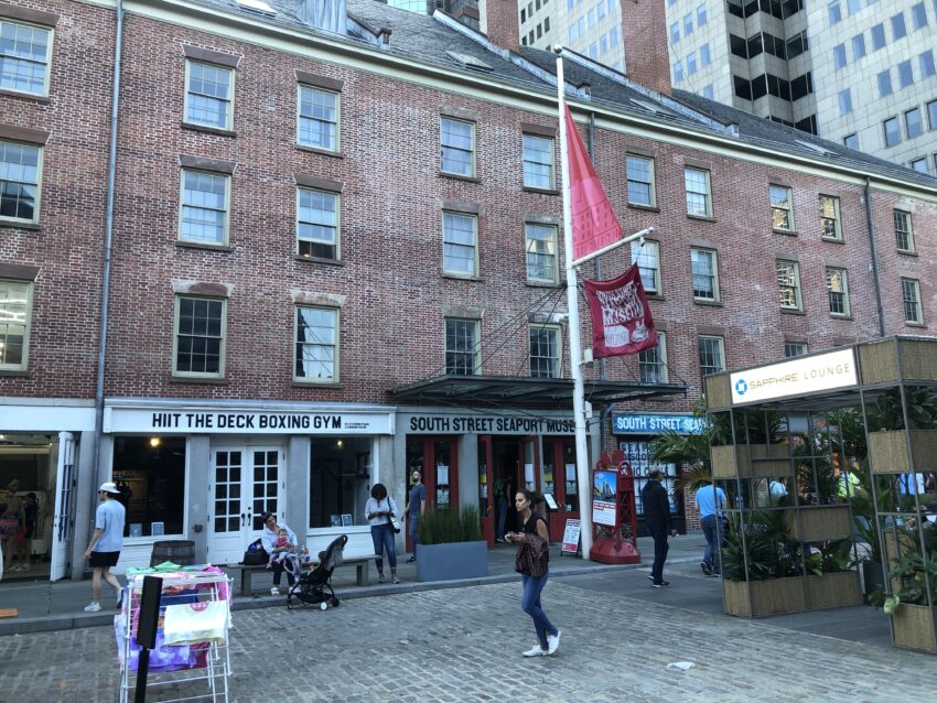 South Street Seaport in Manhattan.