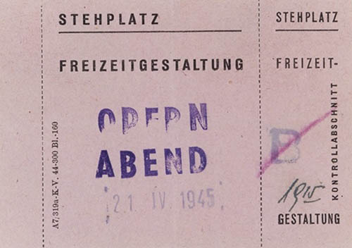 opera ticket