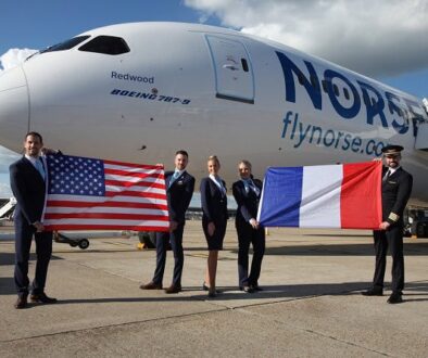 Norse Airways new service from JFK NYC to Paris and four other European cities.