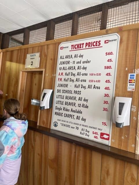 Beaver Mountain's ticket prices bring you back to the golden days when things were much more affordable.