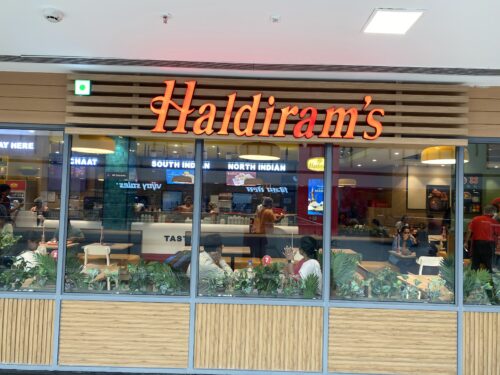 A top name in Indian Food in the Inorbit Mall, Vashi, New Bombay