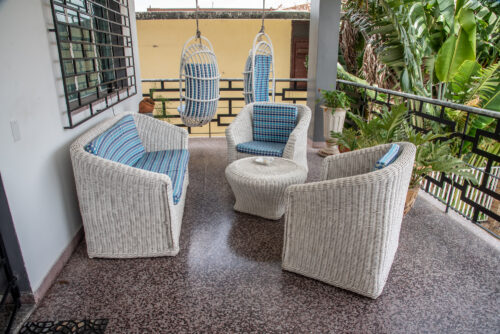 Relaxation area at Hotel Chateau Blanc