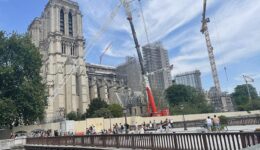Notre Dame Cathedral, Paris, June 2023. Max Hartshorne photo