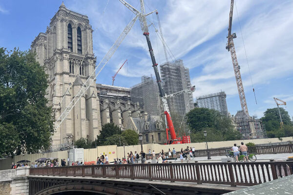 Notre Dame Cathedral, Paris, June 2023. Max Hartshorne photo