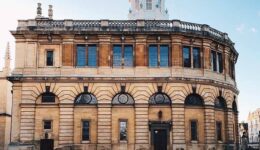 Spectators cannot help but sigh at the odd, yet magnificent, Sheldonian Theater.