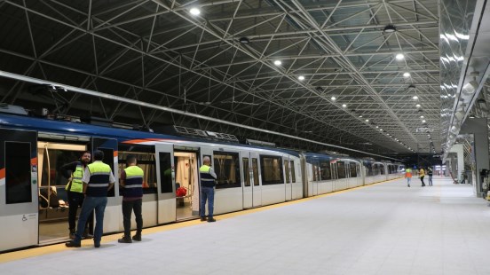 Metro line to Tocomen Airport in Panama City.