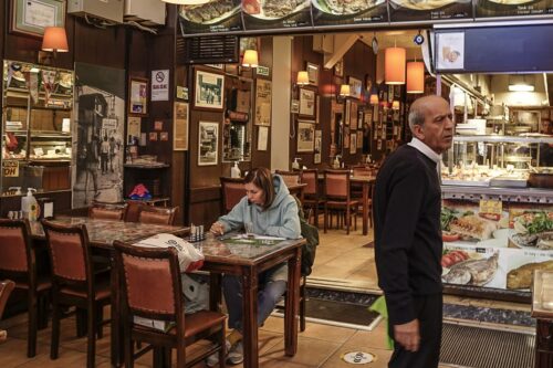 The Pudding Shop has expanded from its sweet shop origins. Owners Namik, left, and Adem Colpan. Marina Pascucci photos.