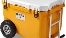 Rollr wheeled cooler with landr bin