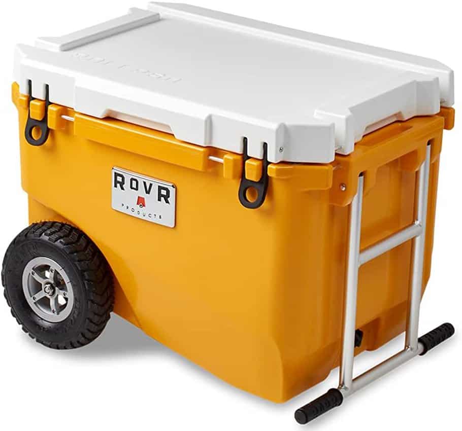 Rollr wheeled cooler with landr bin