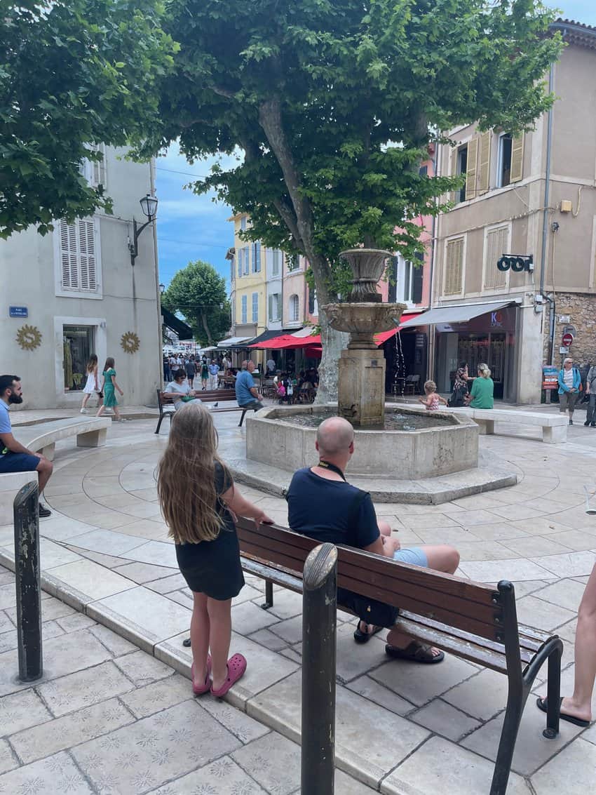 Fountains in Cassis.