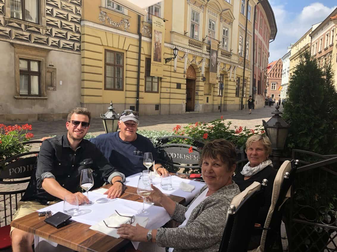 Genealogical Travel: Finding Your Family Roots 7 Lunch break in one of the most medieval streets in Europe – Kanoniczna Street, Kraków